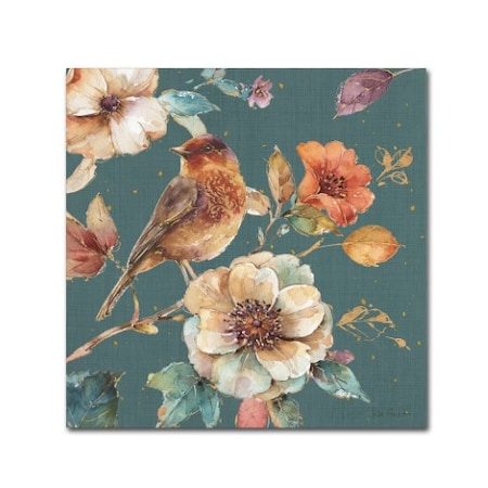 Lisa Audit 'Spiced Nature XVI Teal WAL' Canvas Art,24x24